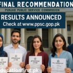 "PPSC Final Results 2025 – Selected candidates with appointment letters outside PPSC office."