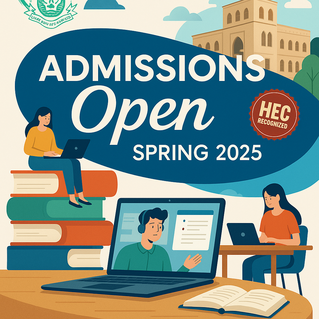 “Admissions Open Spring 2025 at AIOU – Apply for BS, BBA, PGD, ADE & Matric Programs – HEC Recognized”