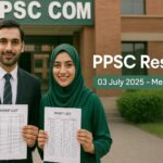 PPSC results 03 July 2025 merit lists announced for multiple posts