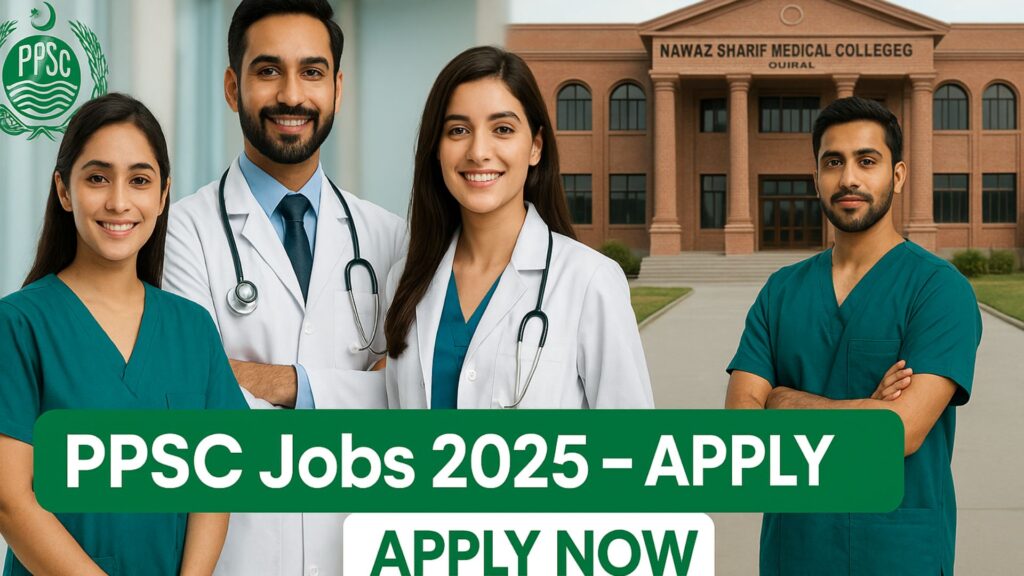 PPSC Jobs 2025 recruitment for medical education and nursing staff