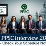 Candidates attending PPSC interview July 2025 in Lahore