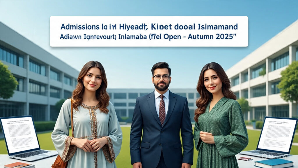 Allama Iqbal Open University Islamabad Pakistan Autumn 2025 Admissions Banner
