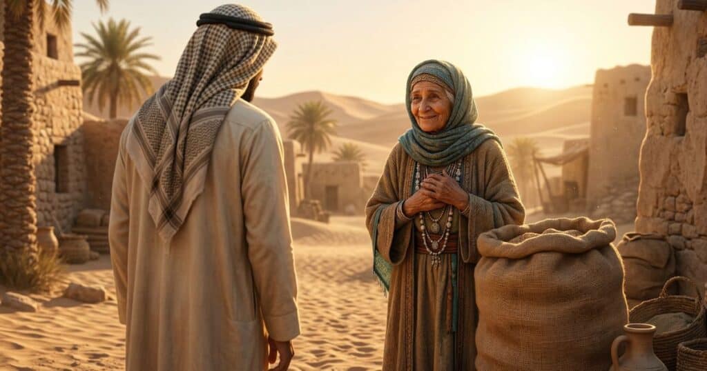 Prophet Muhammad and the old woman