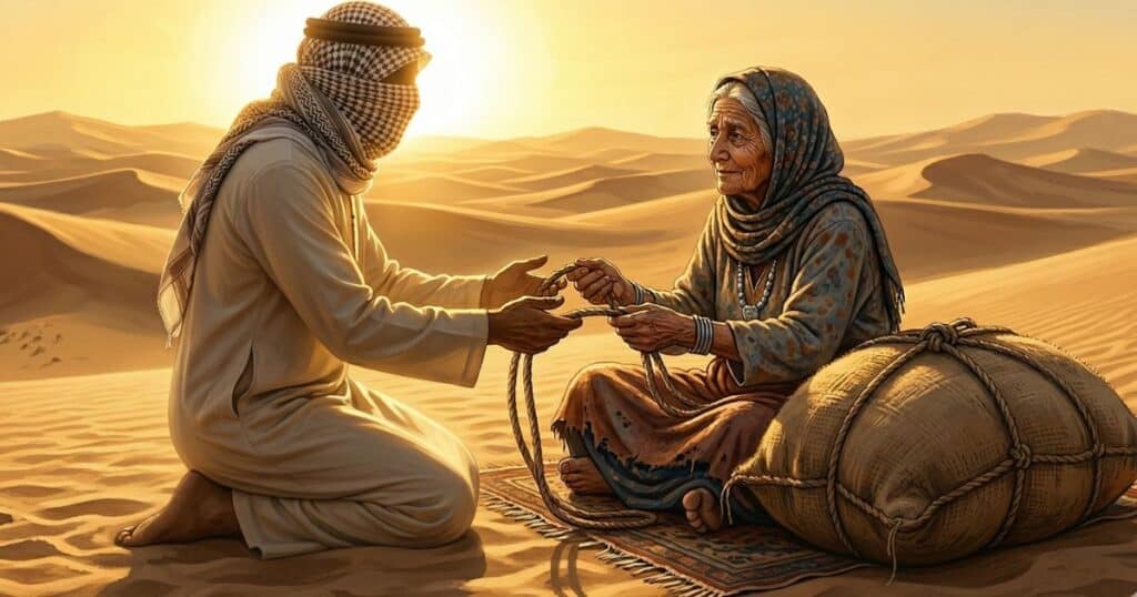 Prophet Muhammad and the old woman